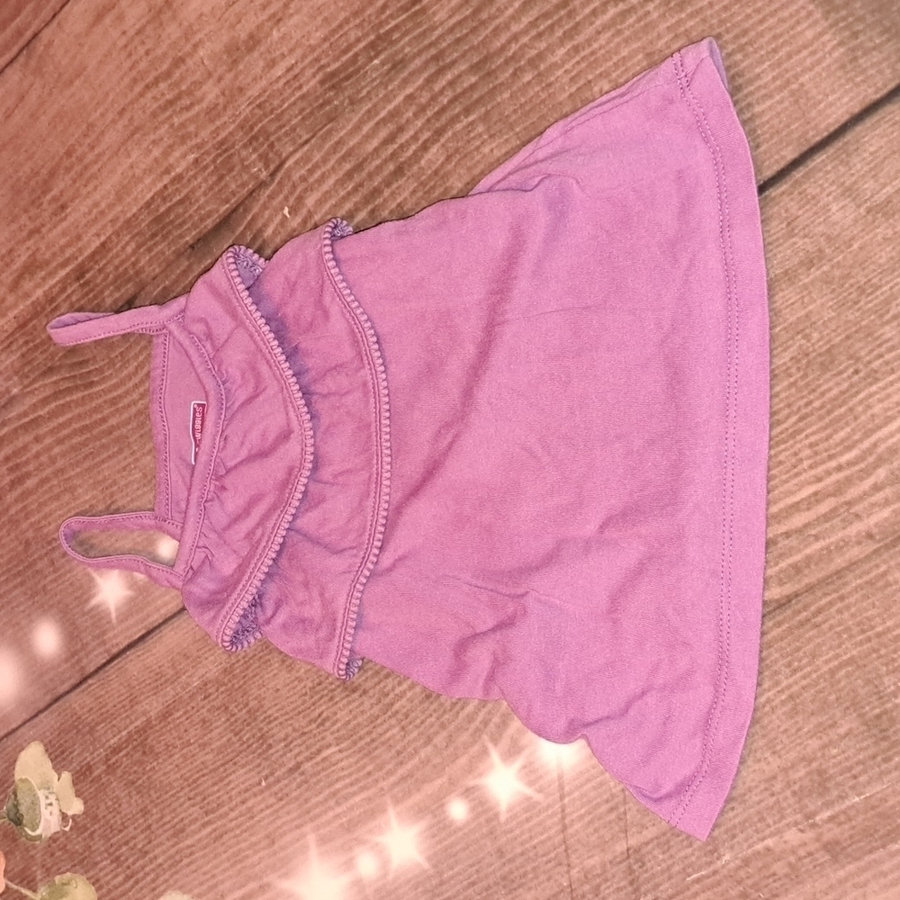Purple ruffle top 24 months